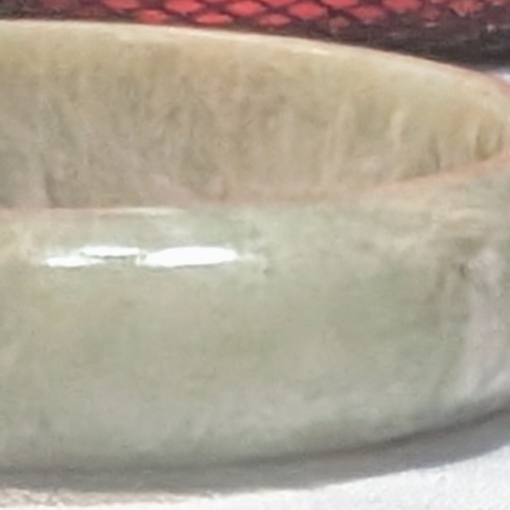 Solid Jade Bangle Bracelet - image 8